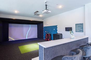 Golf Simulator at Sterling Nashville West Apartments, Nashville, TN, 37209